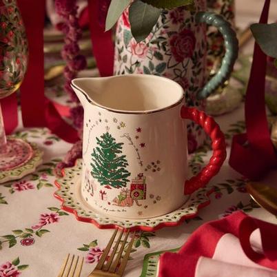 Cath Kidston Star Gravy Jug & Saucer 