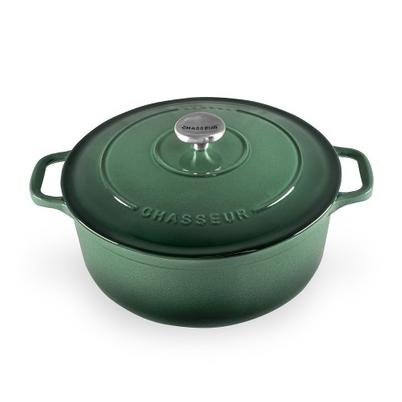 Chasseur Round Casserole Green 24cm 