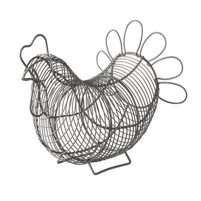 Chicken Egg Basket Grey