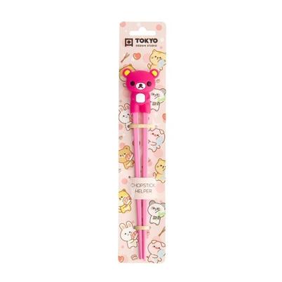 Tokyo Design Studio Bear Pink Children Chopsticks