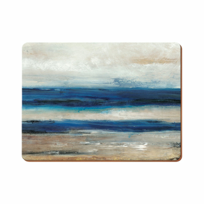 Creative Tops Blue Abstract Pack Of 6 Premium Placemats