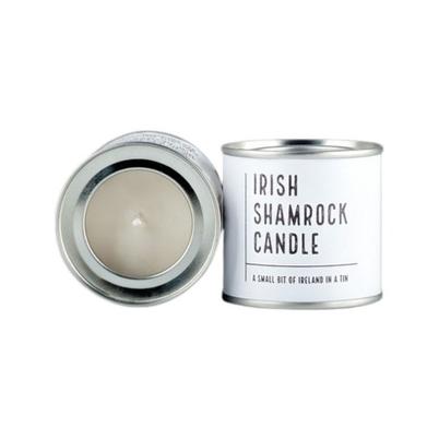 Dalkey Aromatics Irish Shamrock Candle Tins Small