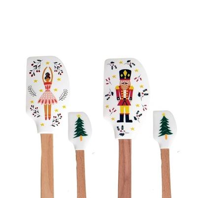 Dexam Christmas Festive Spatulas Set of 2 Spatulas