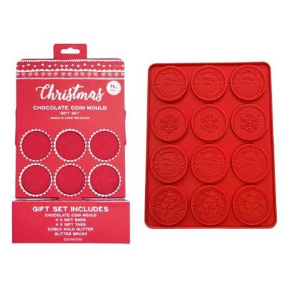 Eddingtons Christmas Chocolate Coin Mould Gift Set