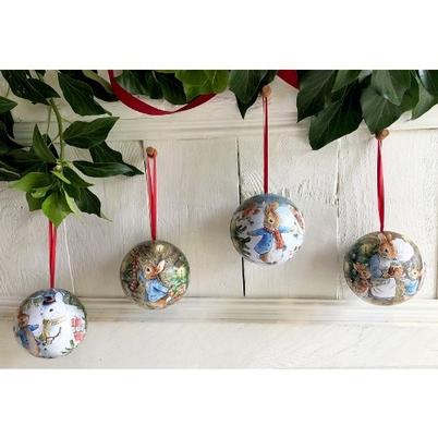 Elite Tin Peter Rabbit Bauble Tin 