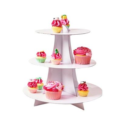 FunCakes 3 Tier Cupcake Stand Display White