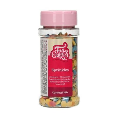 FunCakes Edible Confetti Colourful Sprinkles 60g
