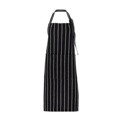 House Doctor Chef Apron Black & White Stripe