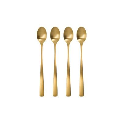 House Doctor Golden Long Spoon <b>Set</b> of 4