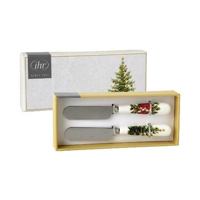 IHR Christmas Classic Gold Box Butter Knives 