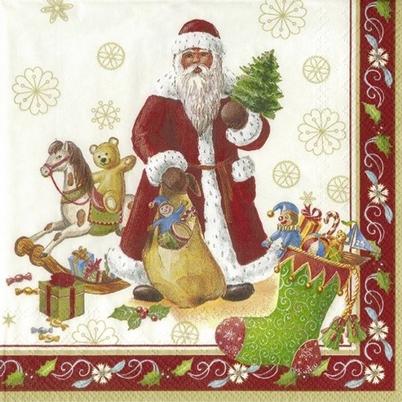 IHR Christmas Lunch Napkins Toys Special