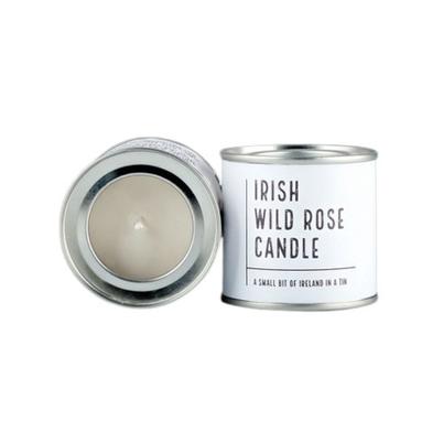 Dalkey Aromatics Irish Wild Rose Candle Tins Small
