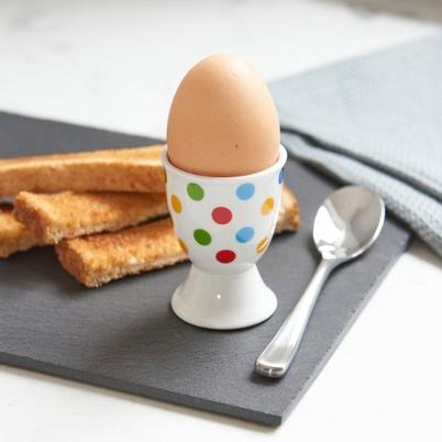 KitchenCraft Brights Spots Porcelain <b>Egg</b> <b>Cup</b>