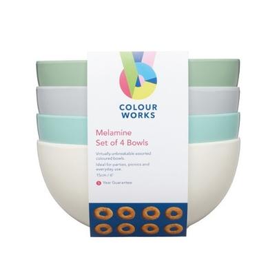 KitchenCraft Colourworks Classics Melamine Bowls