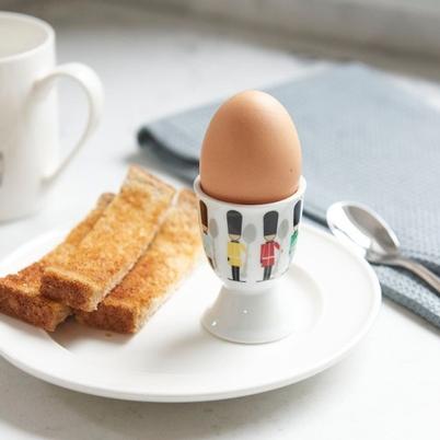 KitchenCraft Soldiers Porcelain Egg Cup