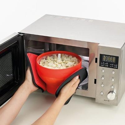 Lekue Microwave Popcorn Red