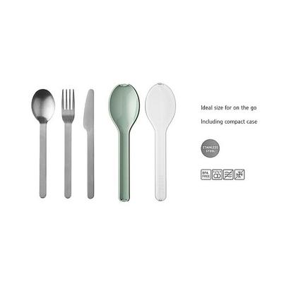 Mepal Cutlery Ellipse 3 Piece Set Nordic Sage