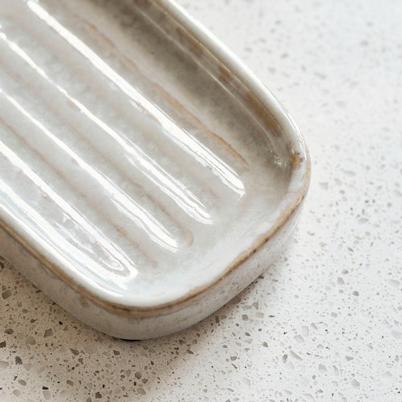 Meraki Datura Soap Dish Shellish Grey 