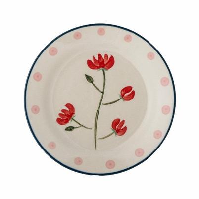 Ninette Plate Red Stoneware 
