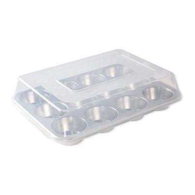 Nordic Ware Naturals- 12 Cavity Muffin Pan with High-Domed Lid