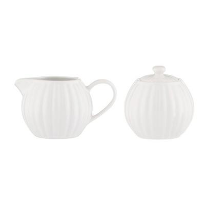 Price & Kensingtons Luxe Milk Jug & Sugar Bowl White