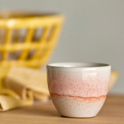 Paula Cup Orange Stoneware 