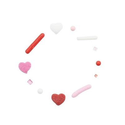 PME 6-in-1 Valentines Sprinkle Set Sweet Love 196g