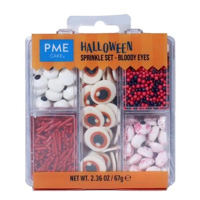 PME 5-in-1 Halloween Bloody Eyes Sprinkle Set 105g