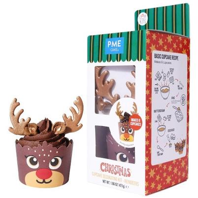 PME Reindeers Christmas Cupcake Decorating Kit