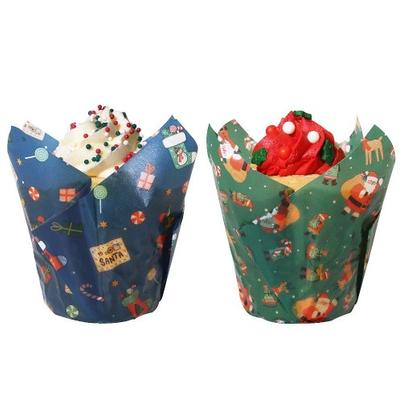 PME Santa's Workshop Christmas Tulip Muffin Cases 