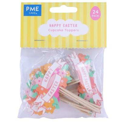 PME Easter Cupcake Toppers Happy Easter