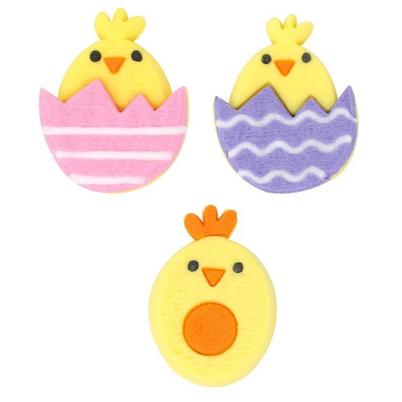 PME Easter Edible Sugar Decorations Chicks