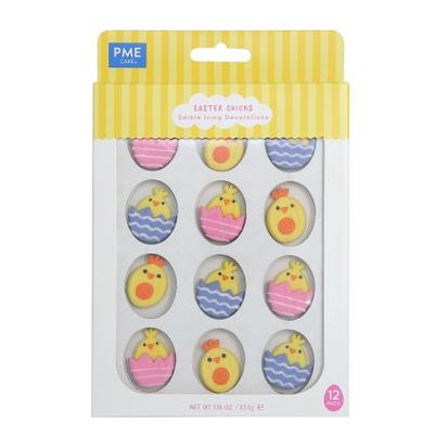 PME Easter Edible Sugar Decorations Chicks