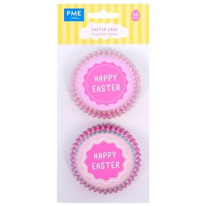 PME Easter Foil-lined Cupcake Cases Happy Easter Set of 60