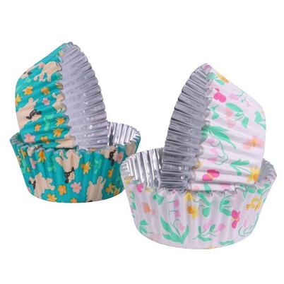 PME Easter Foil-lined Cupcake Cases Spring Meadow Set of 60