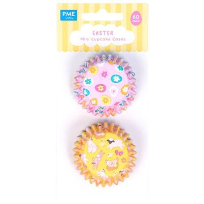 PME Easter Mini Foil-lined Cupcake Cases Set of 60