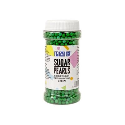 PME Green Sugar Pearls 100g