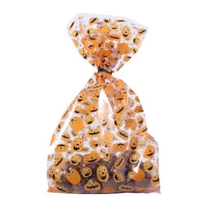 PME Halloween Pumpkin Party 20 Plastic Treat Bags