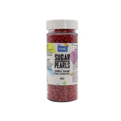 PME Red Sugar Pearls 100g