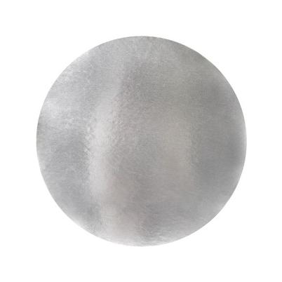 PME Round Silver Cake Boards with Wrapped Edges