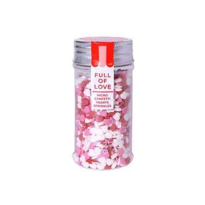 PME Valentines Sprinkles Micro Confetti Hearts 60g