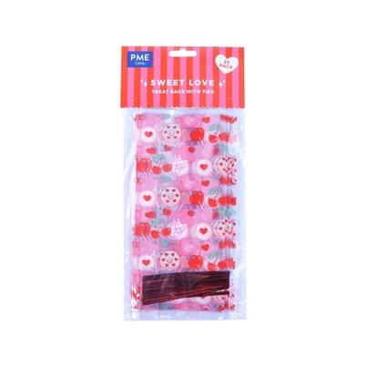 PME Valentines Sweet Love Treat Bags Pack of 20