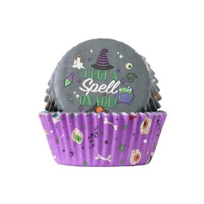 PME Wicked Witch Halloween Foil-lined Cupcake Cases 60PK