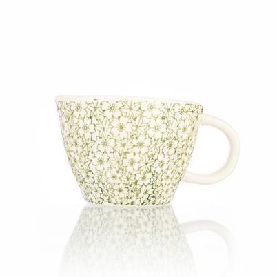 Siip Green Floral Mug 4