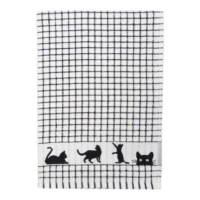 Samuel Lamont Poli Dri Tea Towel Black Cat