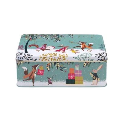 Sara Miller Christmas Woodland Tales Merry Band Tin