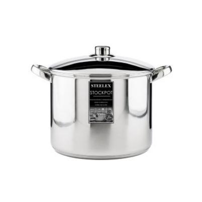 Steelex Stainless Steel Stockpot 30cm 