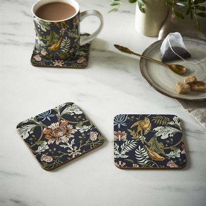 Ulster Weavers Finch & Flower Coasters Pack of 4