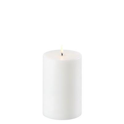 Uyuni Lighting Led Pillar Candle Nordic White Smooth 10.1x15cm