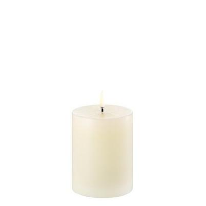 Uyuni Lighting Led Pillar Candle Ivory Smooth 7.8x10cm